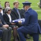 Flag presented to Ann