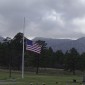 Flag half staff