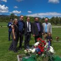 Leo's children Christine, Sean, Brendan, Ian, and Jonathan, along with grandson Theodore Leo.