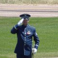 Final Salute after playing taps