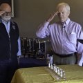 Final salute to classmate prior to the toast, 2016 ceremony