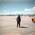 Lou Matjasko at Lowry AFB, August 26, 1959, T-33 Orientation Flight with Capt Patrick E. McGill, AOC
