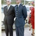 Douglas Holman Butterfield with his Grandfather Ross L. Holman, June Week 1963