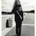 Bill Bryant standing in Honor Court above terrazo.