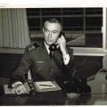 CCadet Bill Bryant on duty in 17th Sq orderly rm