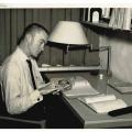 Bill Bryant using 1963 vintage calculator