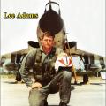 Lee Adams in front of F-105