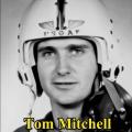 Lt. Thomas Mitchell in flight helmet