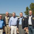 Bill Ball, Randy Reynolds, Bob Hayes, Bob Mazet, John Gavin at the SEA Memorial Oct 2010