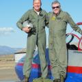 50th Reunion flyover crew, Lucky & Hank