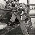 Hank Hoffman and his first fighter jet!