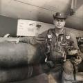 Steve Savonen checking bomb load