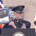 Superintendent Displays Class Plaque
