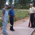 Heritage Trail workers