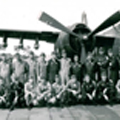 Mick Roth and Roger Graham in front of A-26.